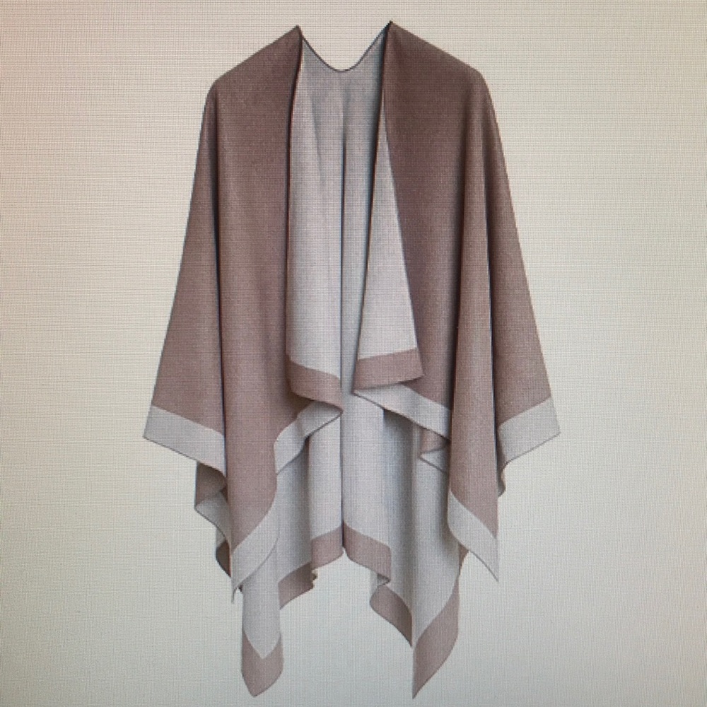 Cardigan Poncho Cape
